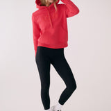 Lolë Icone Pullover Hoodie in Poppy red