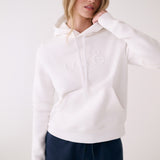 Lolë Icone Pullover Hoodie in white