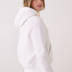Lolë Icone Pullover Hoodie in white