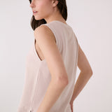 Lolë Coastal Tank Top in Abalone pale greige — an effortless tank made for warm escapes