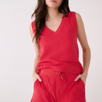 Lolë Coastal Shorts in Poppy red