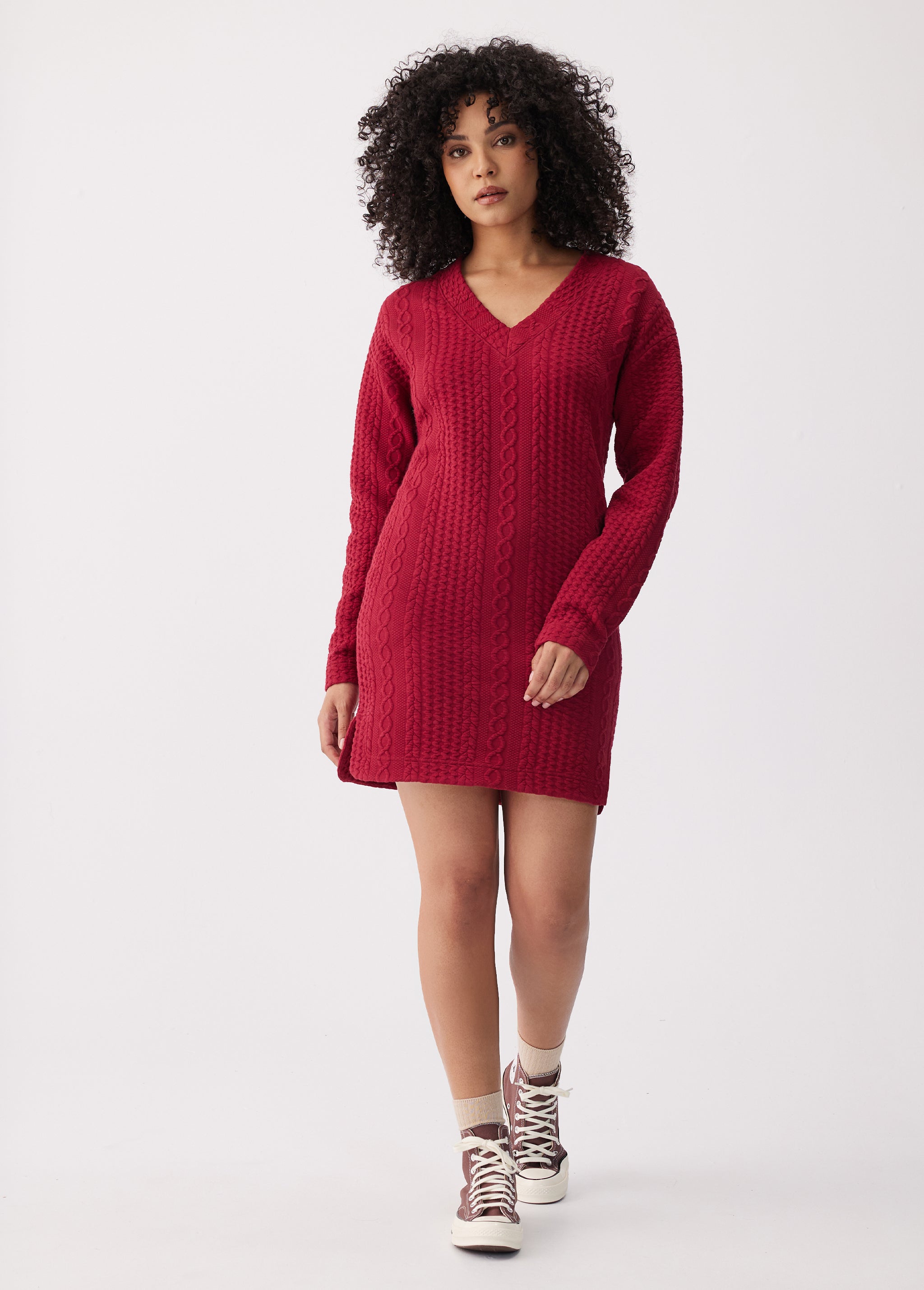 Colette V Neck Dress