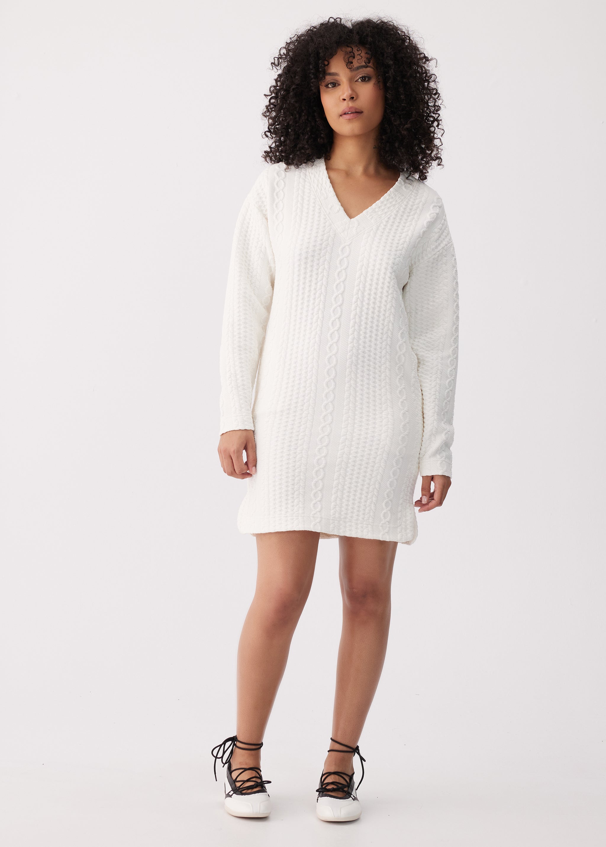 Colette V Neck Dress