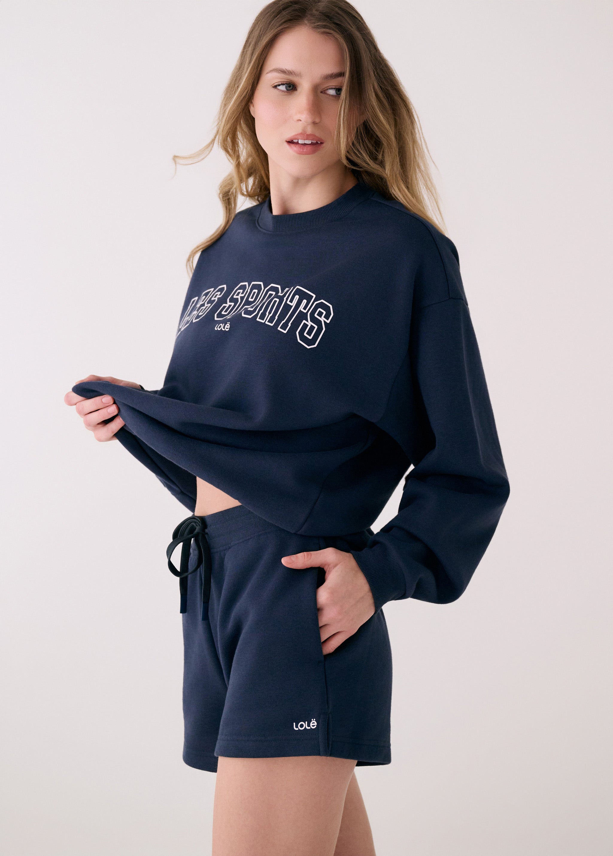 Lolë College Shorts in Outerspace navy