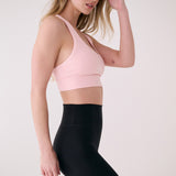 Lolë Serene Biker Shorts in black — a second-skin bike short with a smooth, high-rise fit