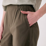 Lolë Olivie Shorts in Moss olive green
