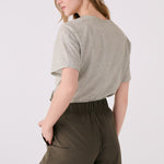 Lolë Olivie Shorts in Moss olive green