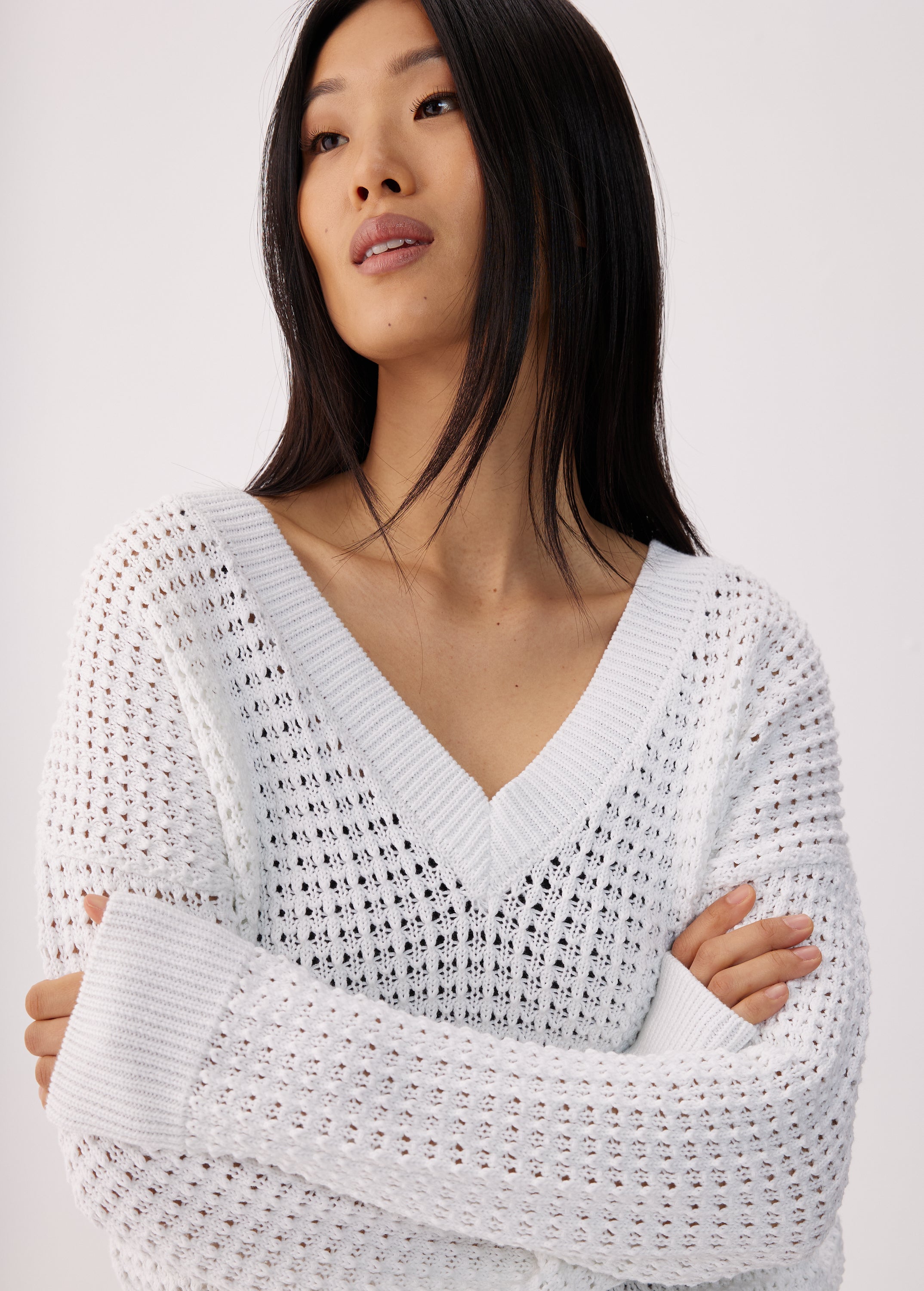 Lolë Portofino Sweater in white