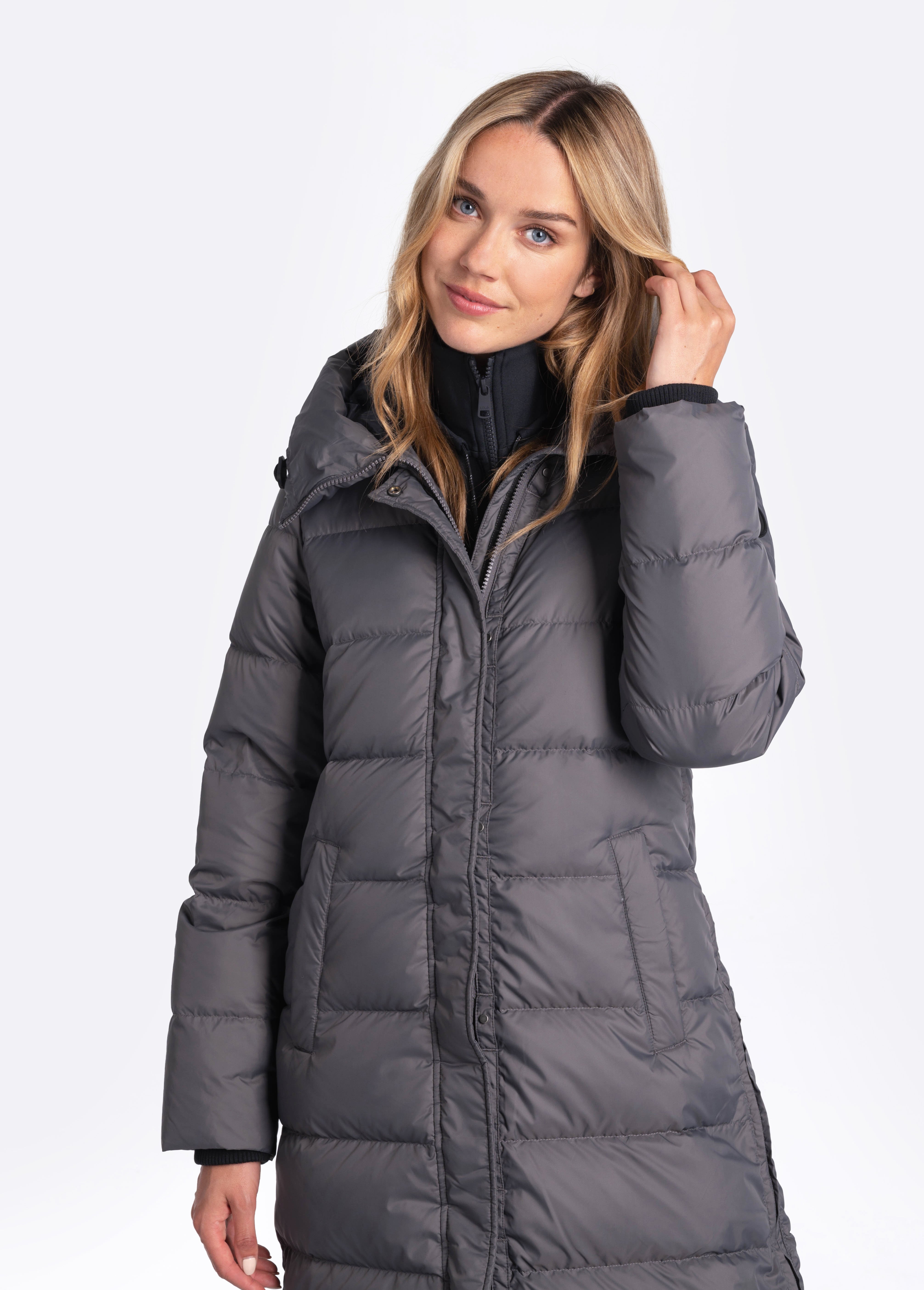 Lolë Nora Down Jacket in Magnet charcoal