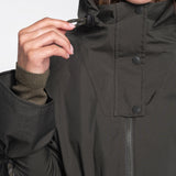 Lolë Piper Oversized Packable Rain Jacket in olive