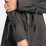 Lolë Piper Oversized Packable Rain Jacket in olive