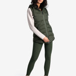 Lolë Transition Vest in Kombu olive green