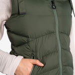 Lolë Transition Vest in Kombu olive green