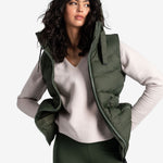 Lolë Transition Vest in Kombu olive green