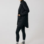 Lolë 3/4 Bomber Insulated Jacket in black