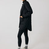 Lolë 3/4 Bomber Insulated Jacket in black