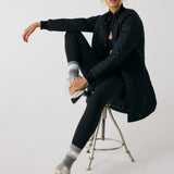 Lolë 3/4 Bomber Insulated Jacket in black