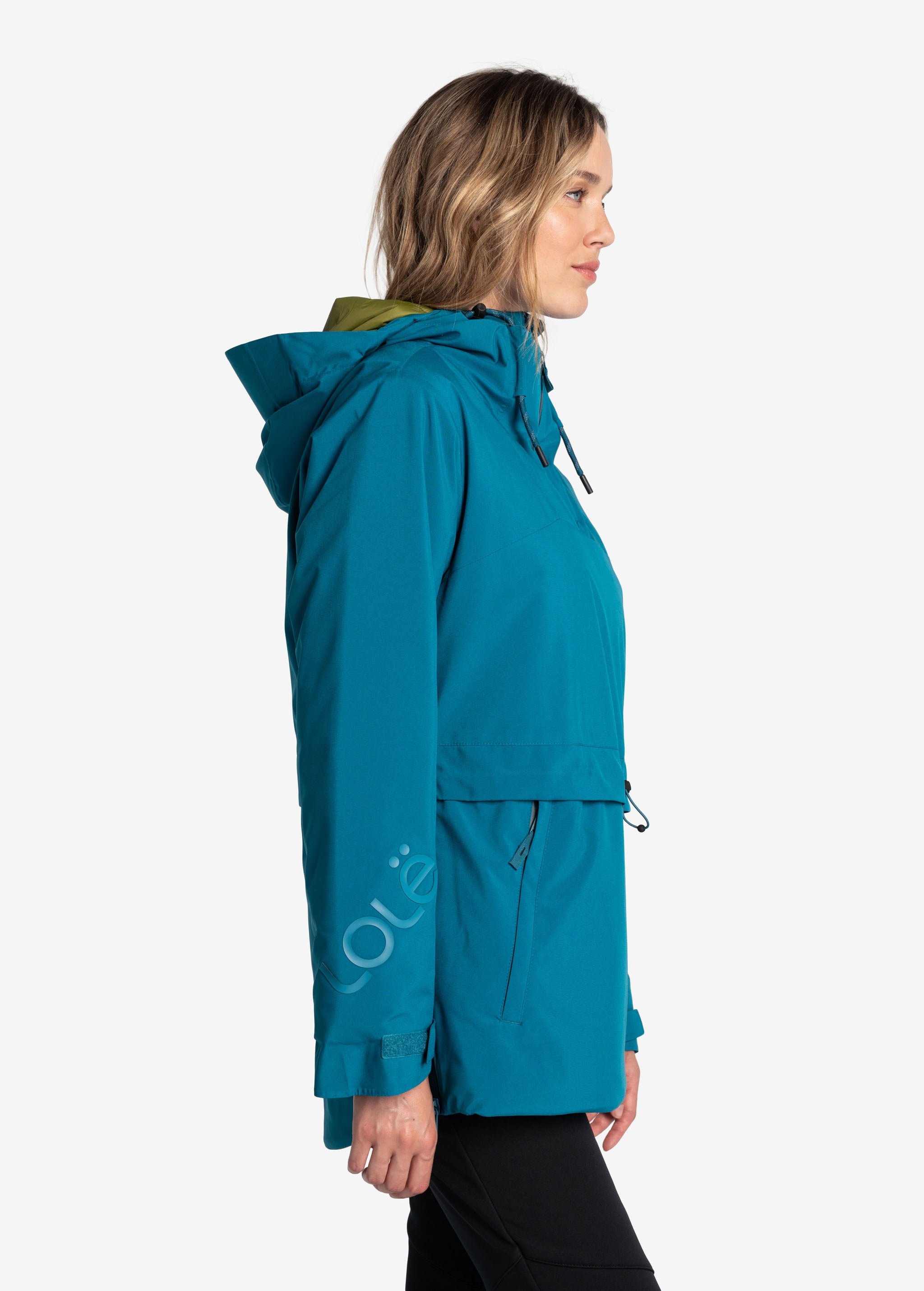 Lolë Olympia Oversized Insulated Jacket in blue
