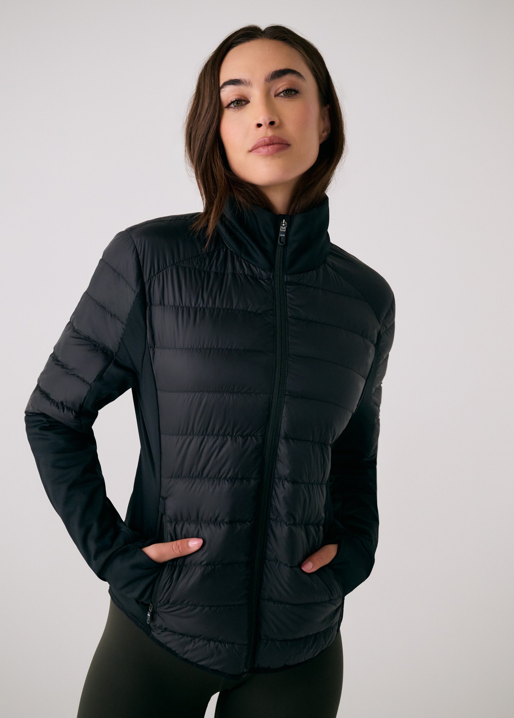 Lolë Just Windproof Insulated Jacket in black
