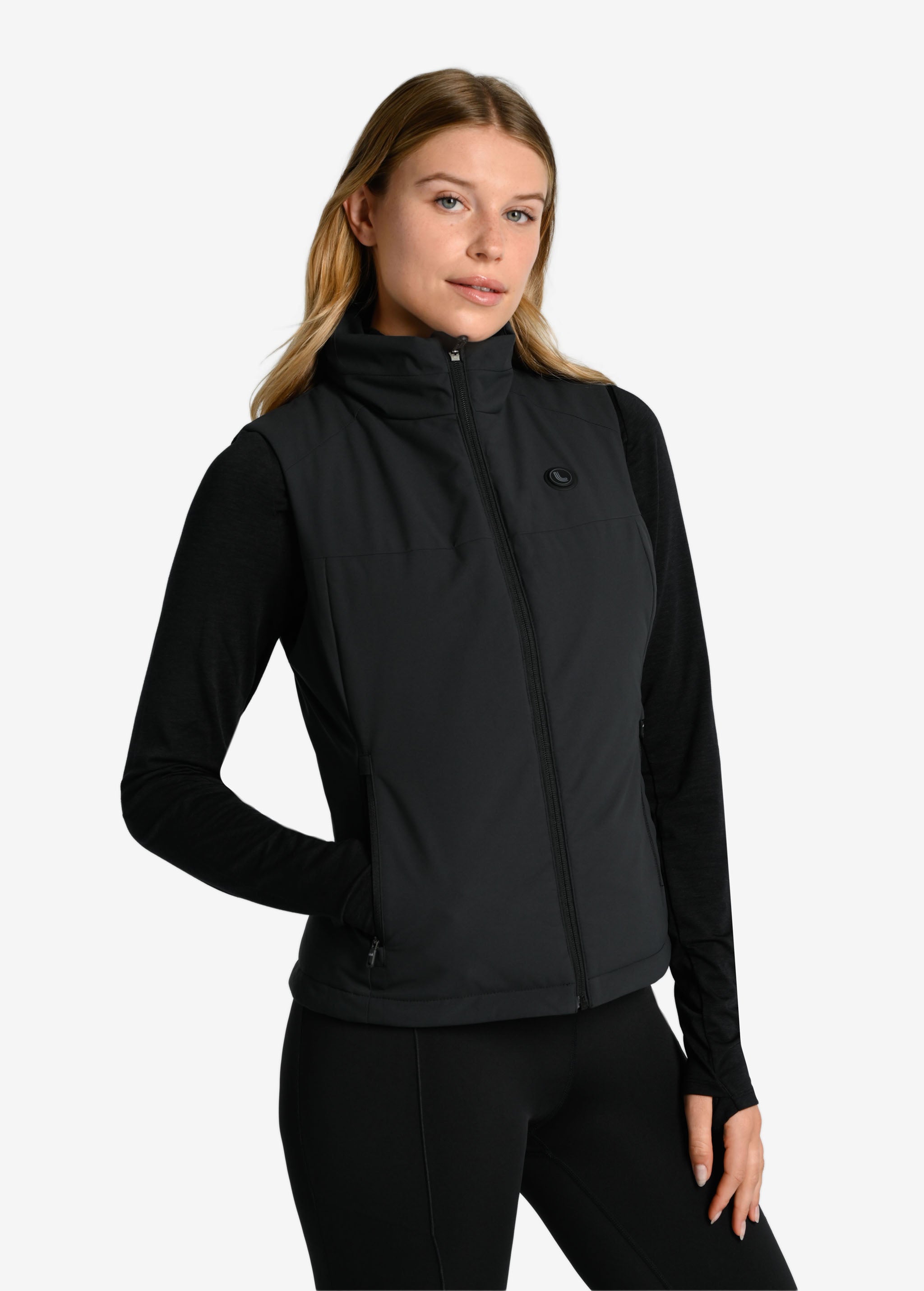 Lolë Heat It Up Heated Vest in black