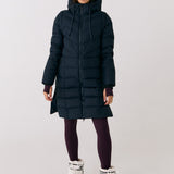 Lolë Berri Down Jacket in Outerspace navy — the Berri down jacket is your cold weather wardrobe hero