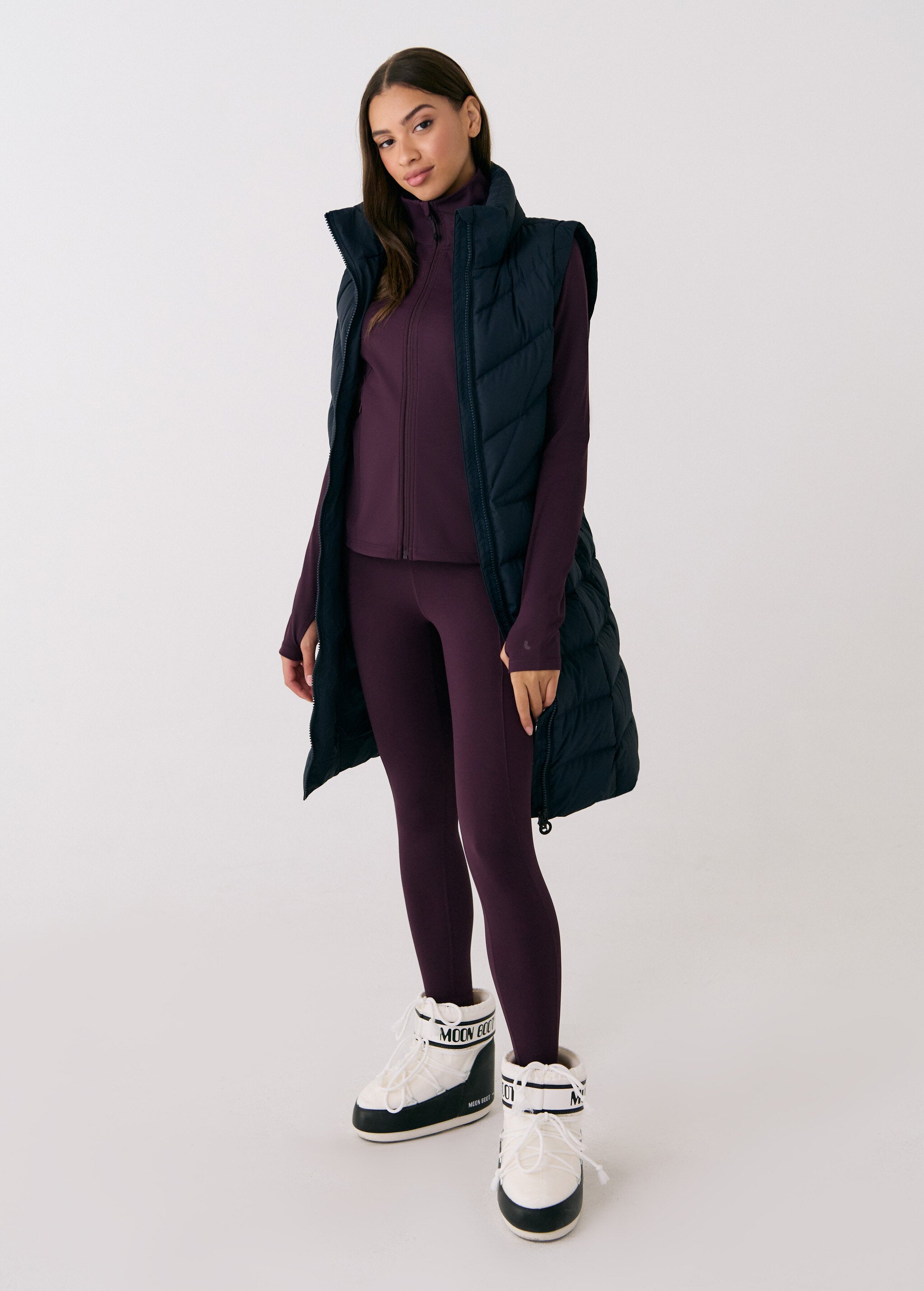 Lolë Berri Down Jacket in Outerspace navy — the Berri down jacket is your cold weather wardrobe hero