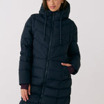 Lolë Berri Down Jacket in Outerspace navy — the Berri down jacket is your cold weather wardrobe hero