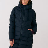 Lolë Berri Down Jacket in Outerspace navy — the Berri down jacket is your cold weather wardrobe hero