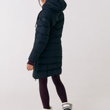 Lolë Berri Down Jacket in Outerspace navy — the Berri down jacket is your cold weather wardrobe hero