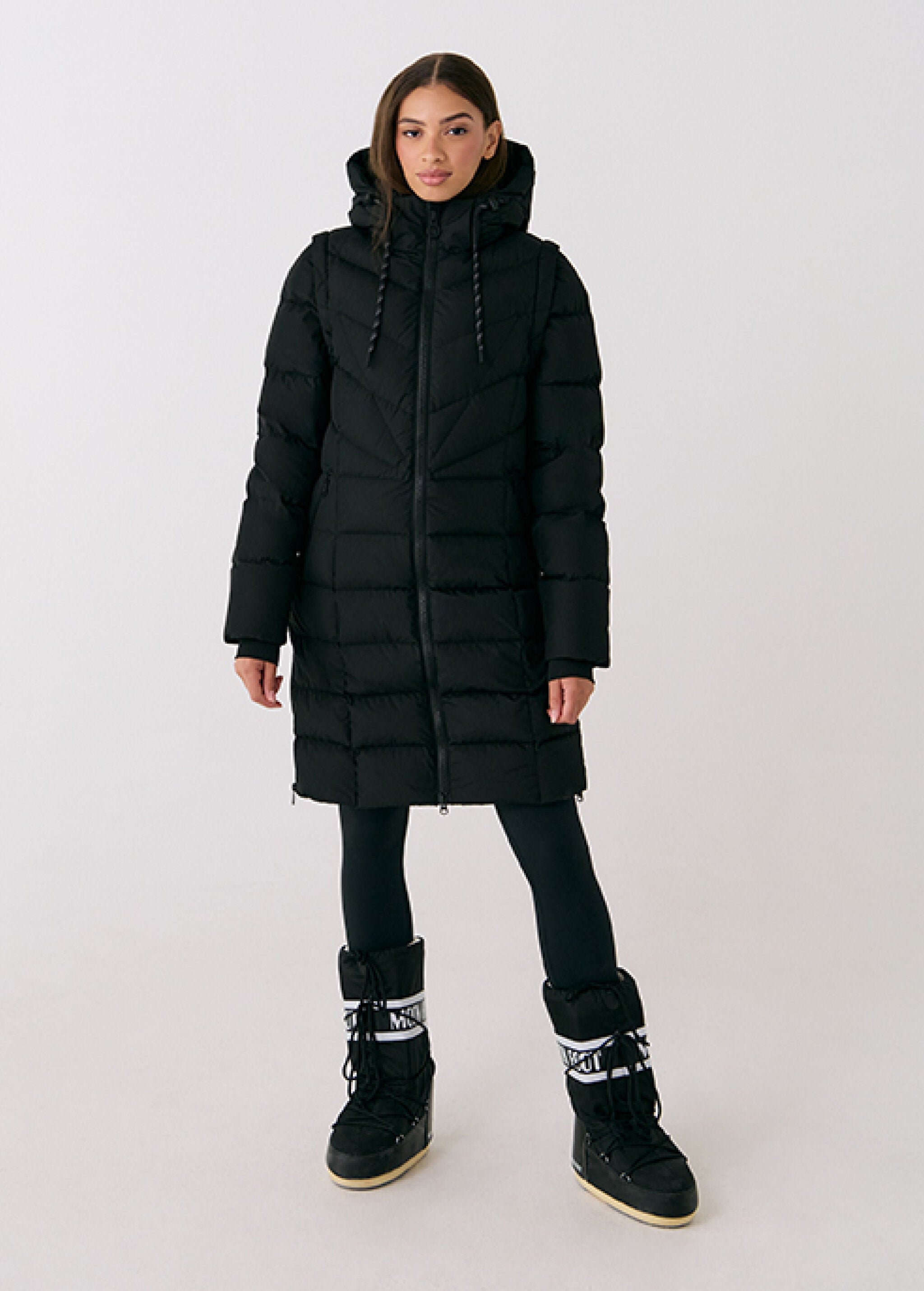 Lolë Berri Down Jacket in black — the Berri down jacket is your cold weather wardrobe hero