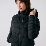 Lolë Eli Synth Down Bomber Jacket in black — bonus points for the cropped fit and everyday-ready hues