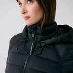 Lolë Eli Synth Down Bomber Jacket in black — bonus points for the cropped fit and everyday-ready hues