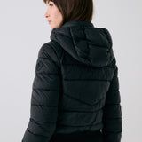 Lolë Eli Synth Down Bomber Jacket in black — bonus points for the cropped fit and everyday-ready hues