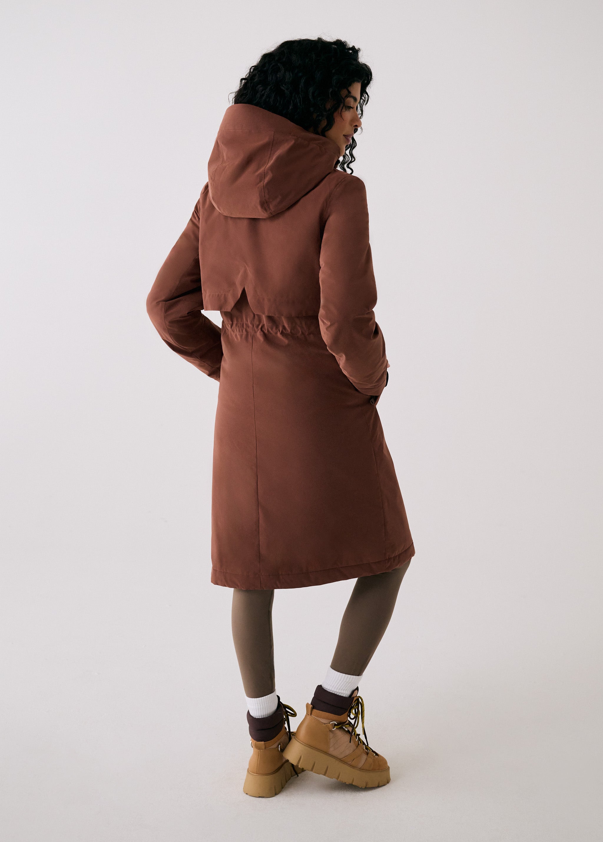 Lolë Bristol Jacket in Sienna brown
