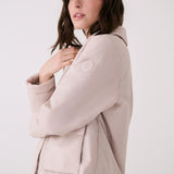 Lolë Dani Insulated Jacket in Abalone pale greige