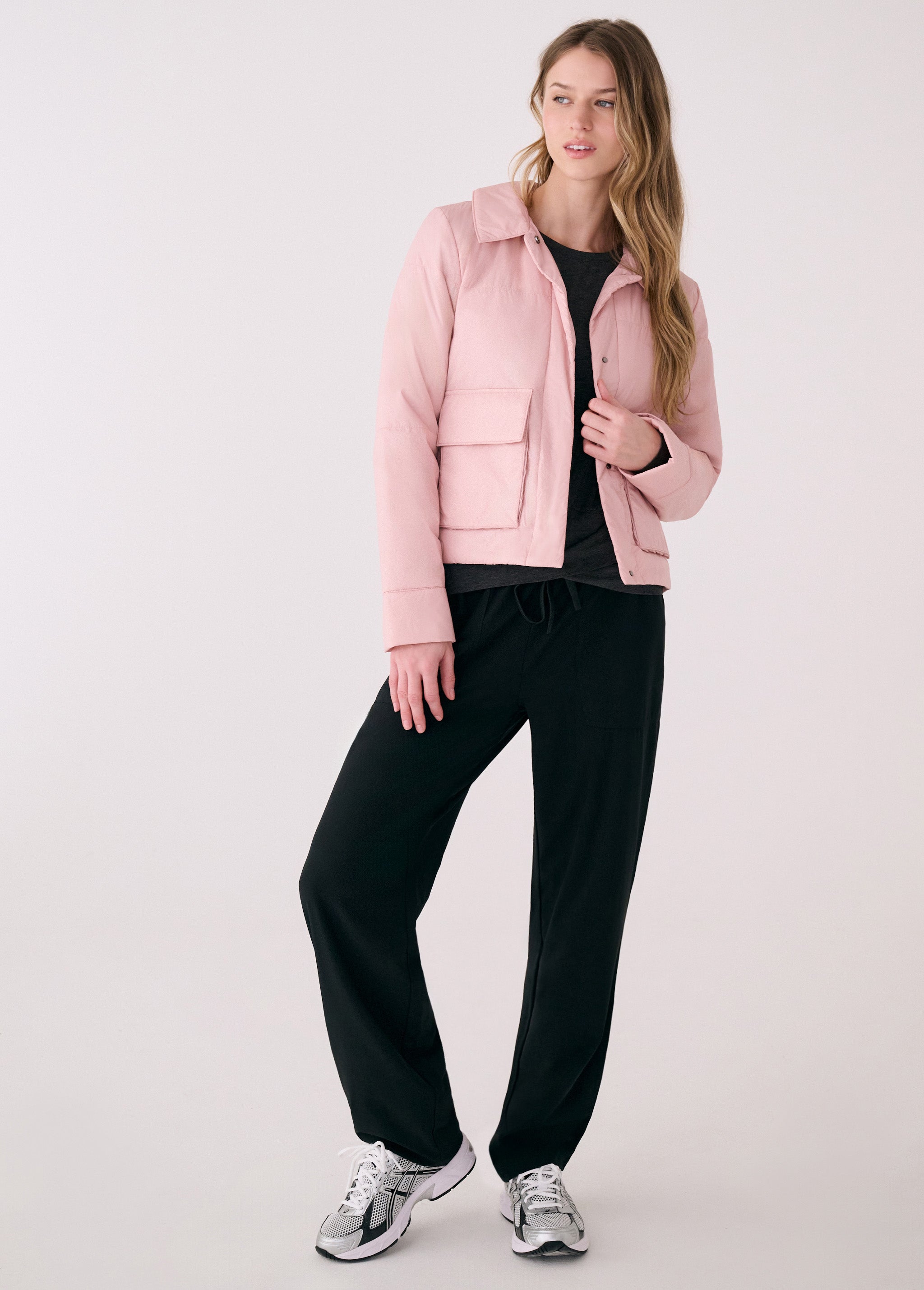 Lolë Dani Insulated Jacket in Ballerina blush pink