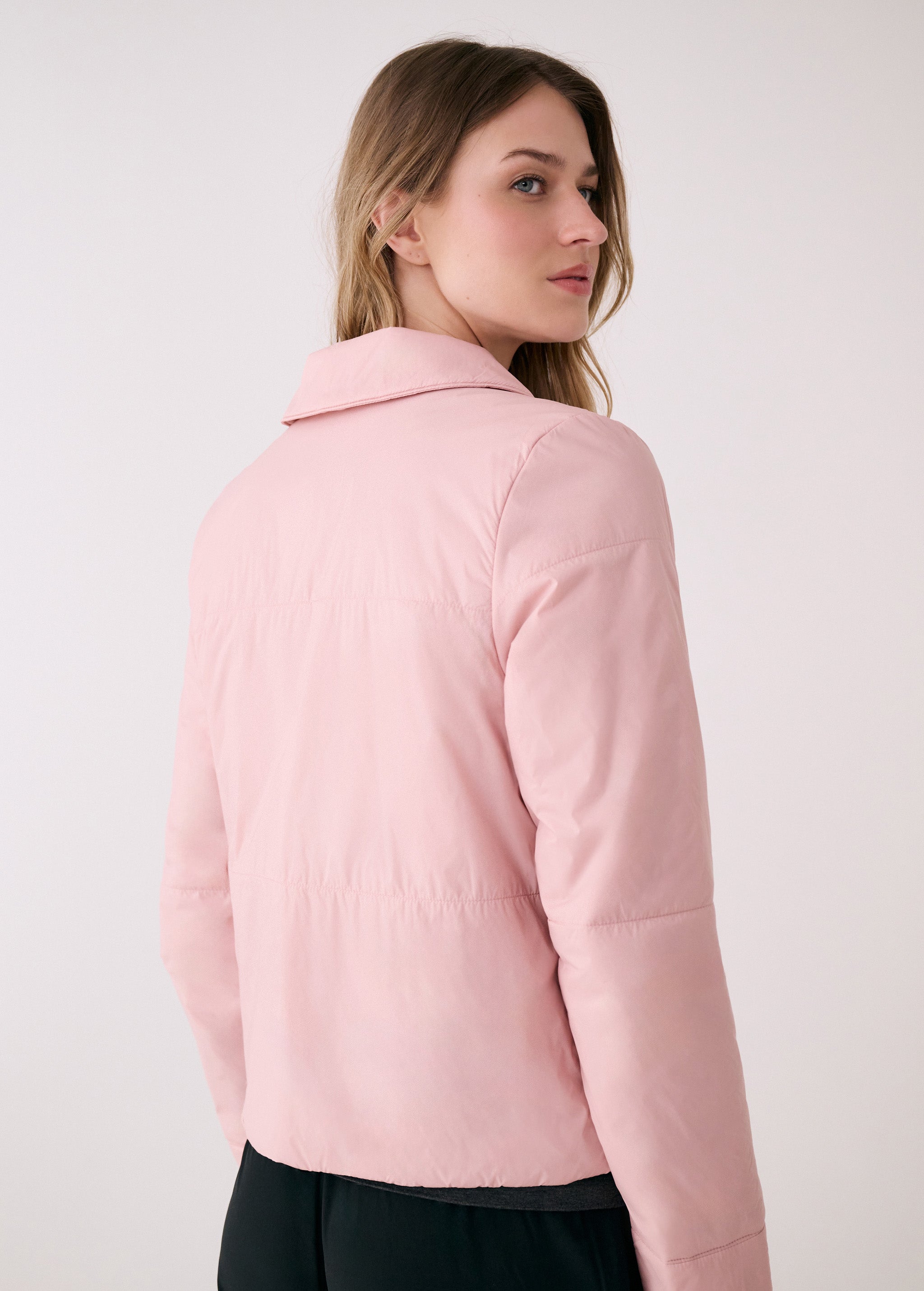 Lolë Dani Insulated Jacket in Ballerina blush pink