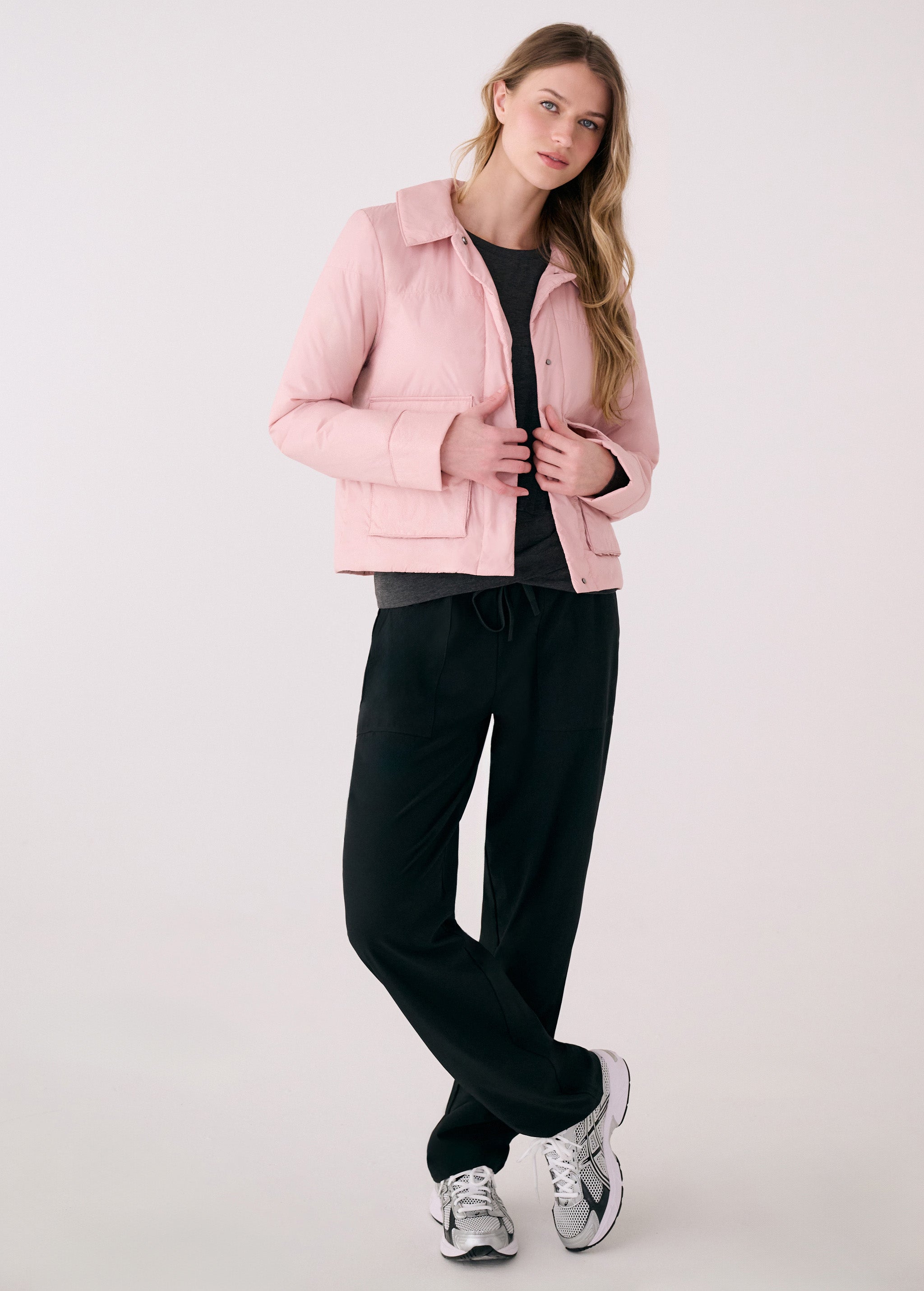 Lolë Dani Insulated Jacket in Ballerina blush pink