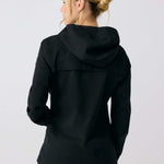 Lolë Element 2 Rain Jacket in black — the Element 2 Rain Jacket is fully seam-sealed to keep moisture out