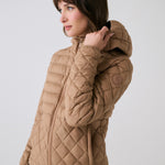 Lolë The Base Insulated Jacket in Dune khaki brown