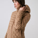 Lolë The Base Insulated Jacket in Dune khaki brown