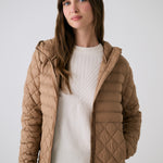 Lolë The Base Insulated Jacket in Dune khaki brown