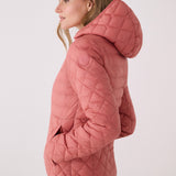 Lolë The Base Insulated Jacket in dusty rose