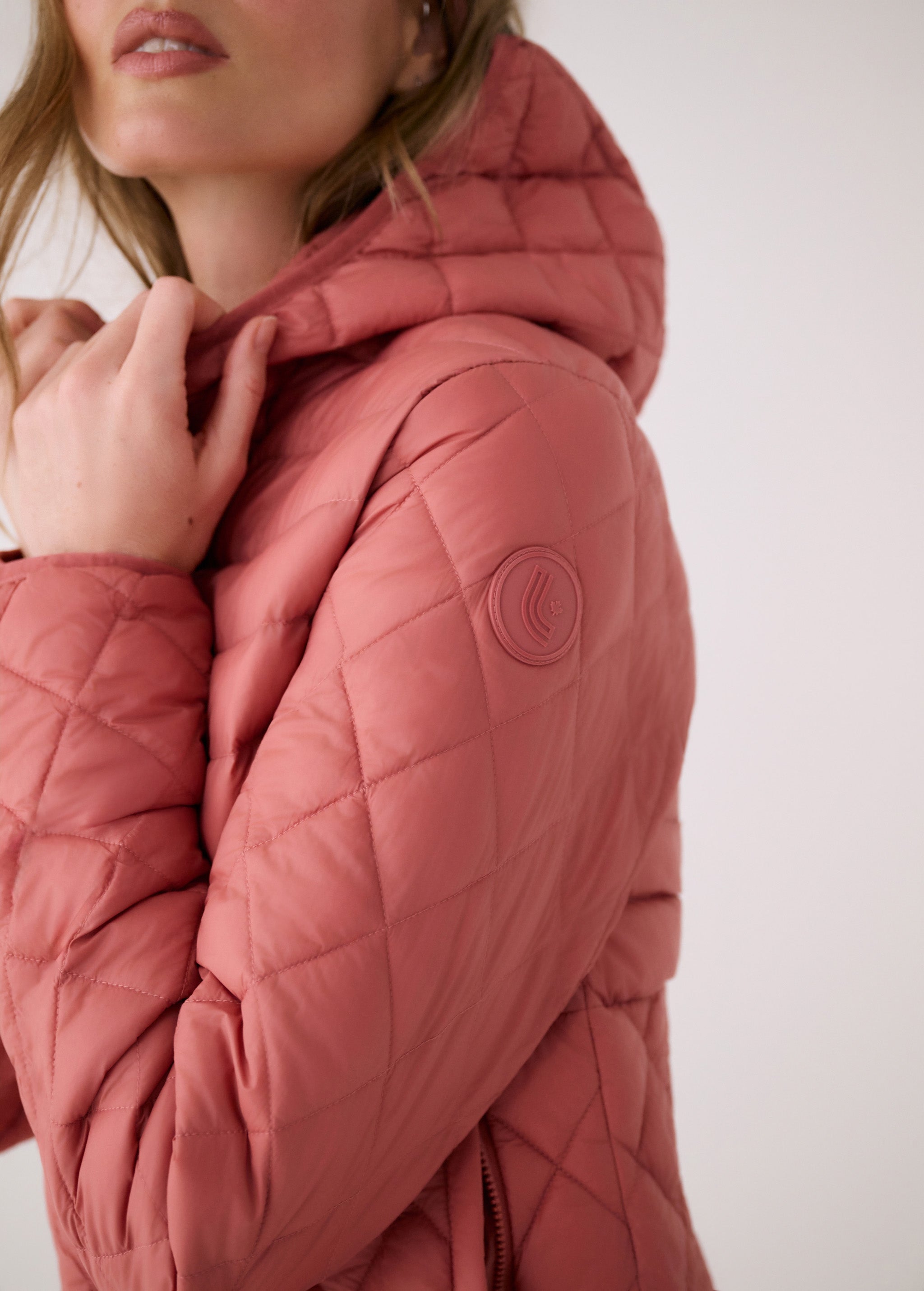 Lolë The Base Insulated Jacket in dusty rose