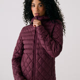 Lolë The Base Insulated Jacket in burgundy
