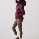 Lolë The Base Insulated Jacket in burgundy