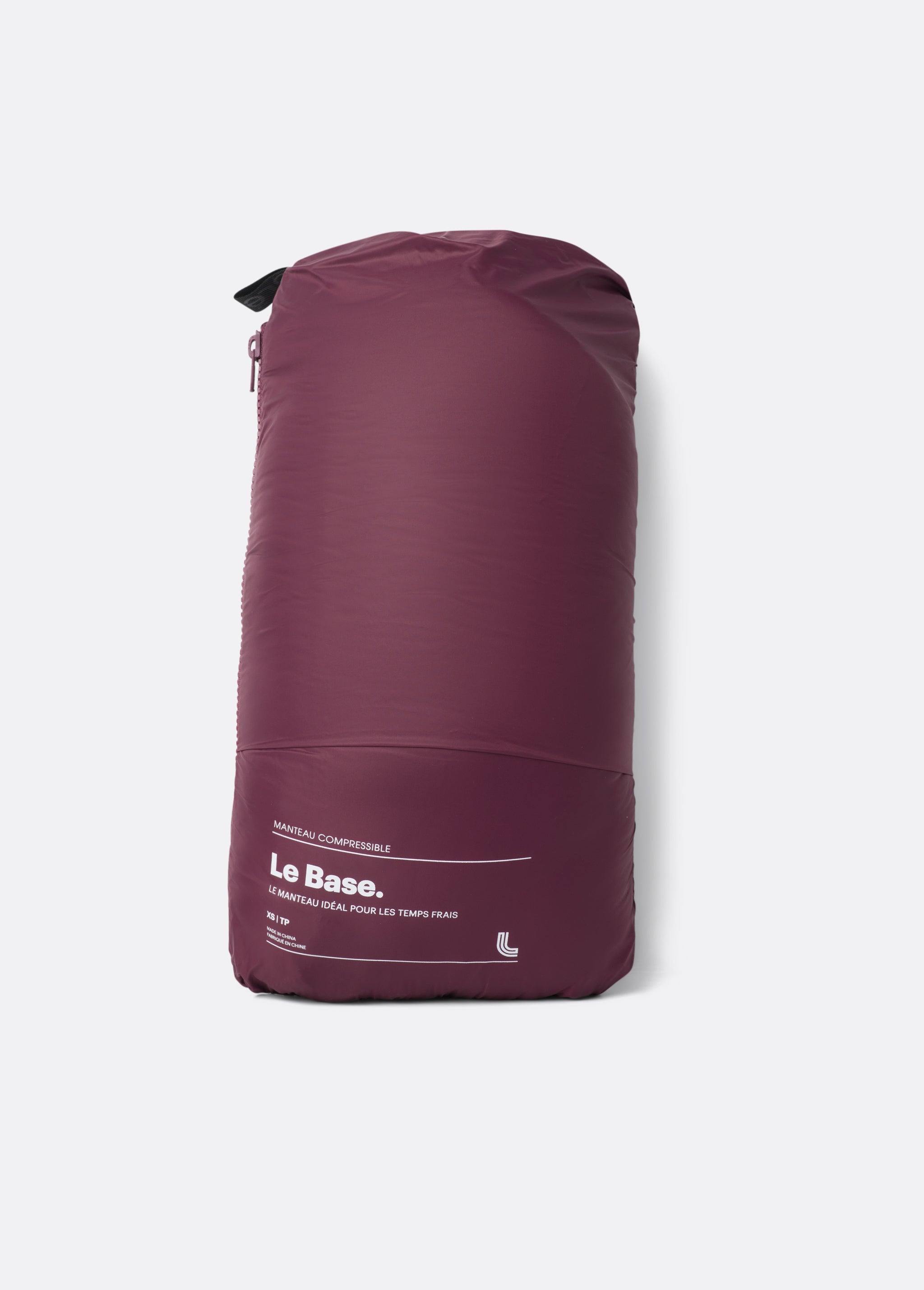 Lolë The Base Insulated Jacket in burgundy