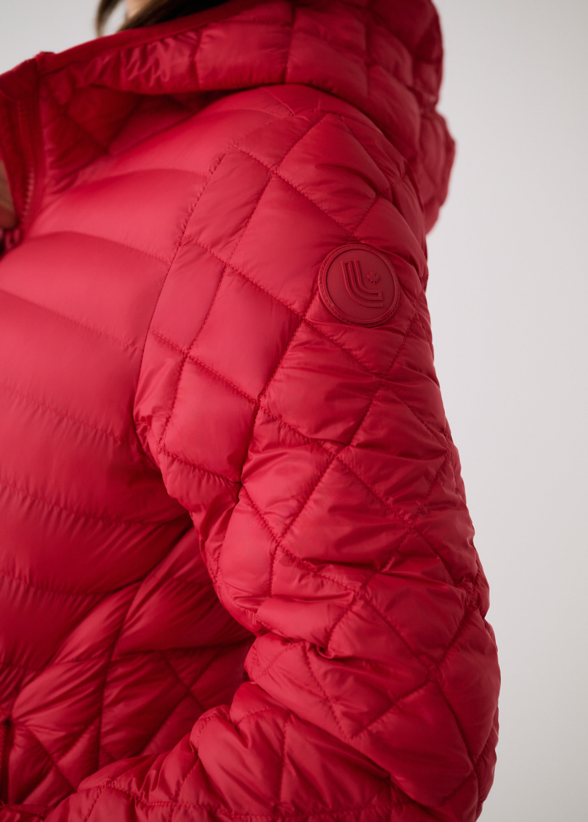 Lolë The Base Insulated Jacket in Crimson red