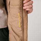 Lolë Claudia Down Jacket in Dune khaki brown