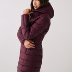Lolë Claudia Down Jacket in burgundy